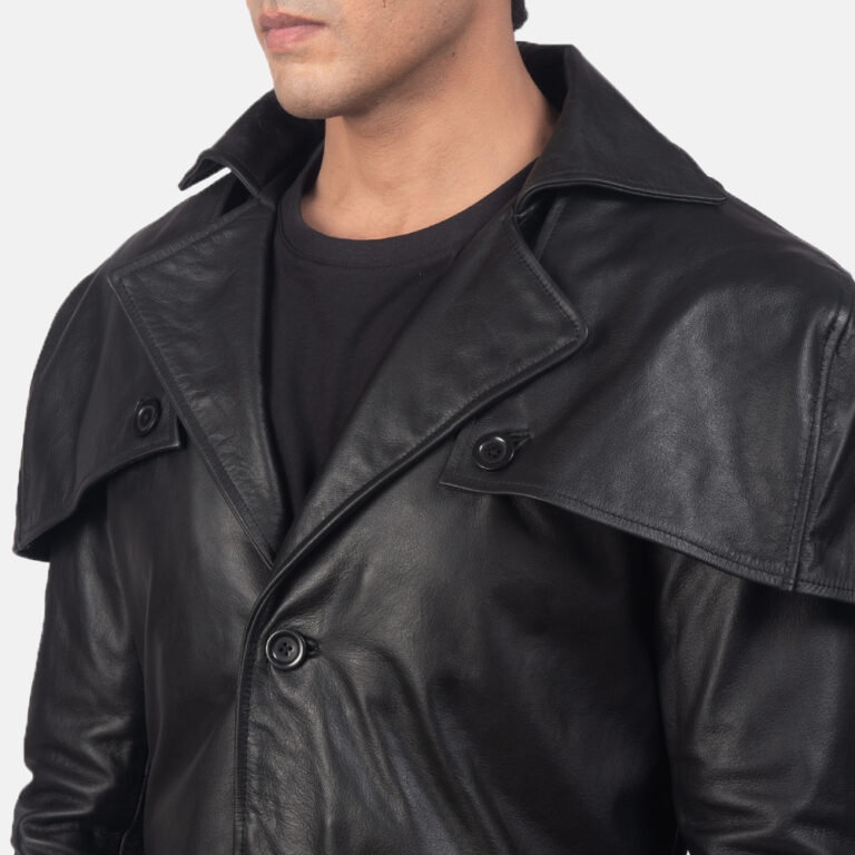 Mens Deux Black Leather Duster2-8-1557133486425
